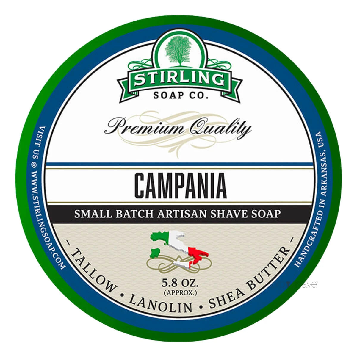 Barbersæbe, Campania, 170 ml.