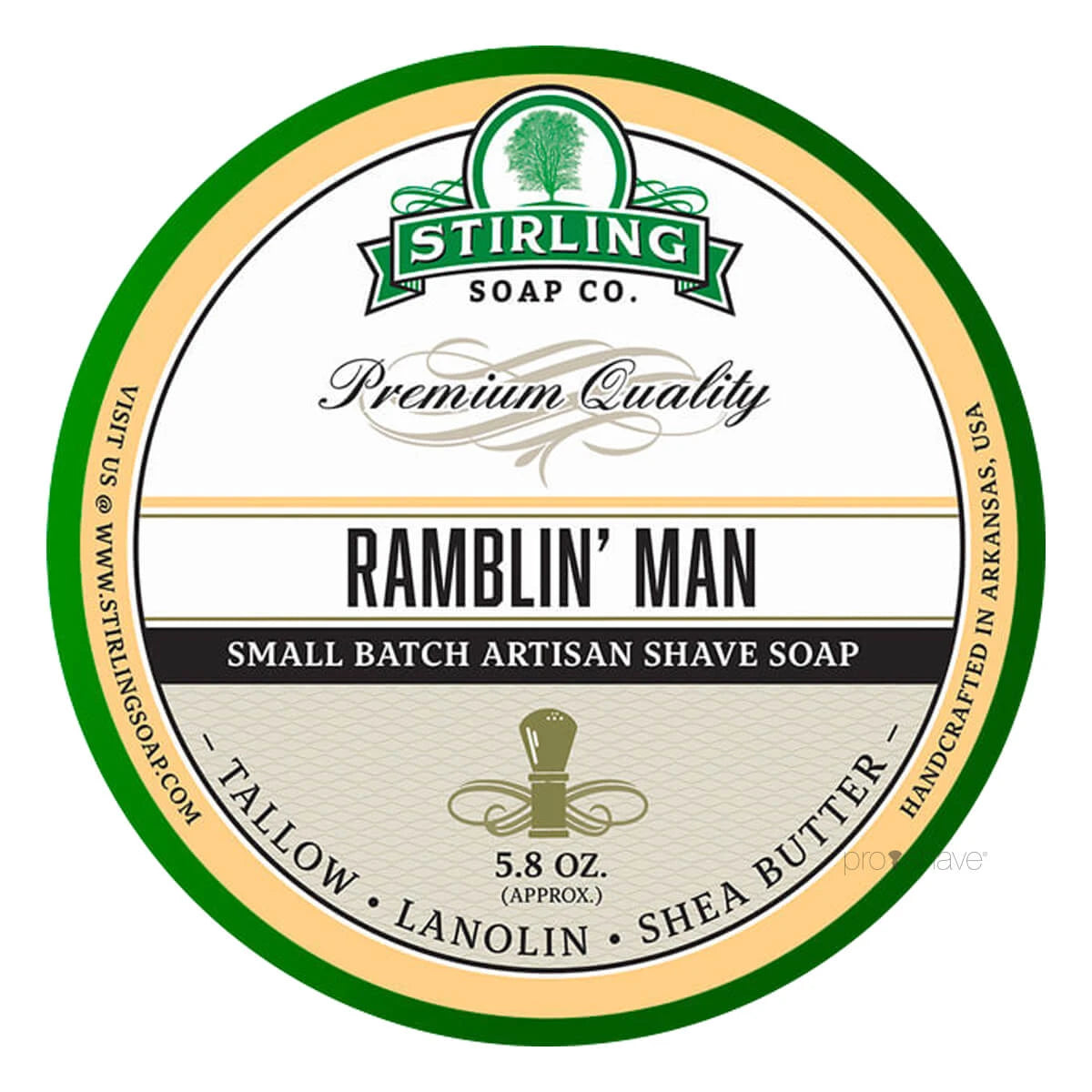 Barbersæbe, Ramblin' Man, 170 ml.