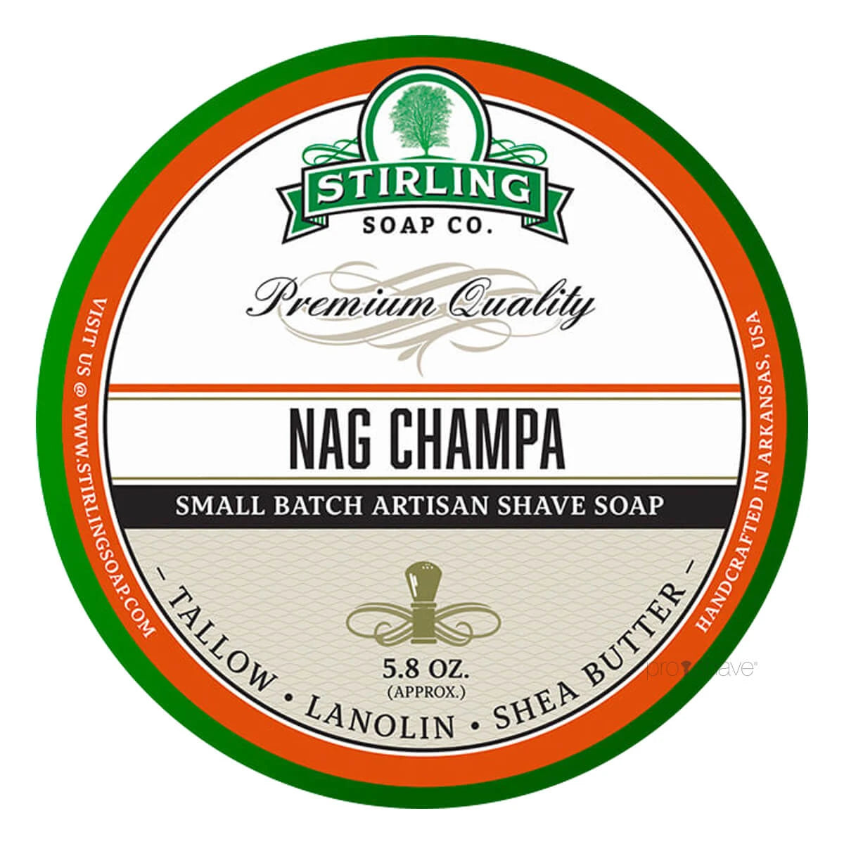 Barbersæbe, Nag Champa, 170 ml.