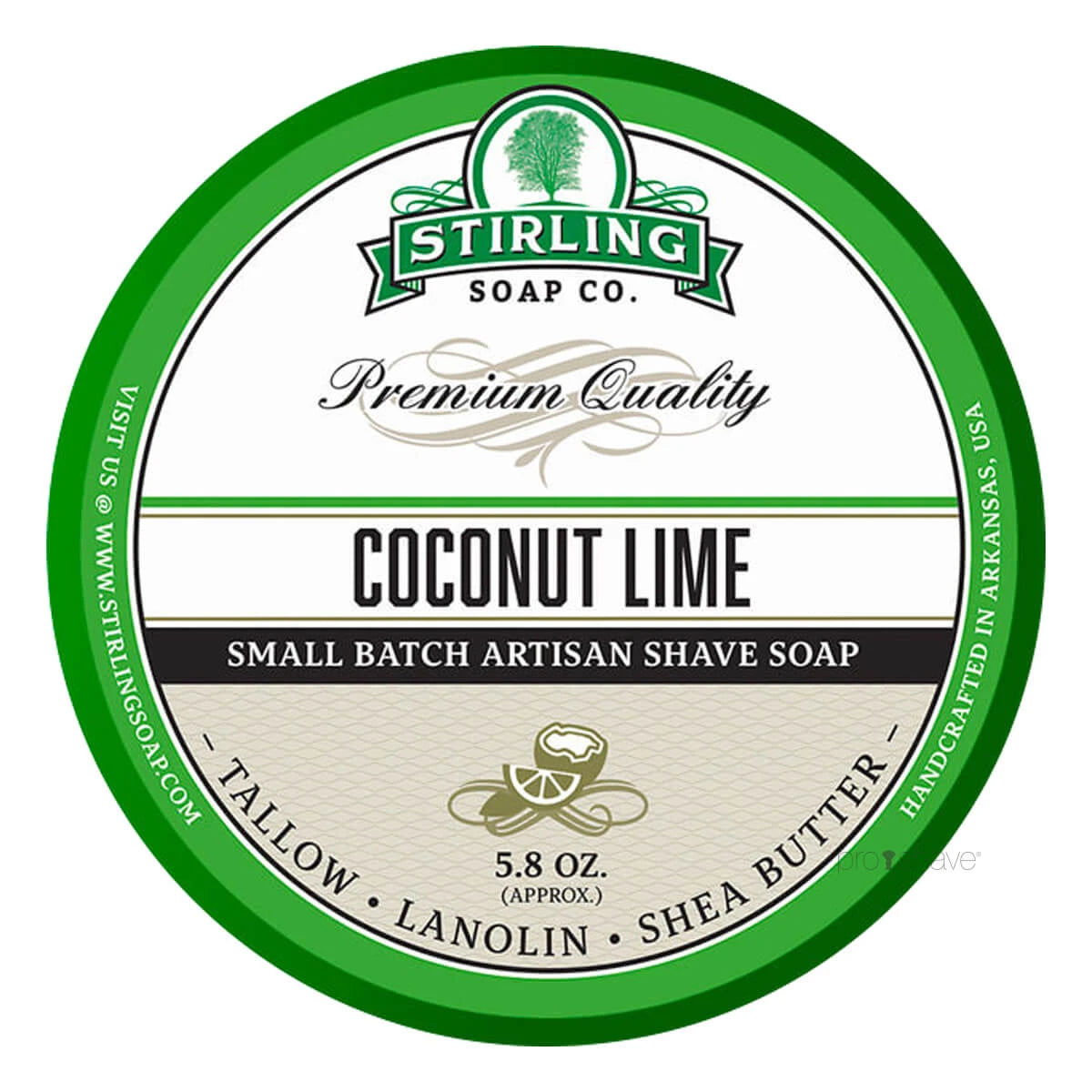 Barbersæbe, Coconut Lime, 170 ml.