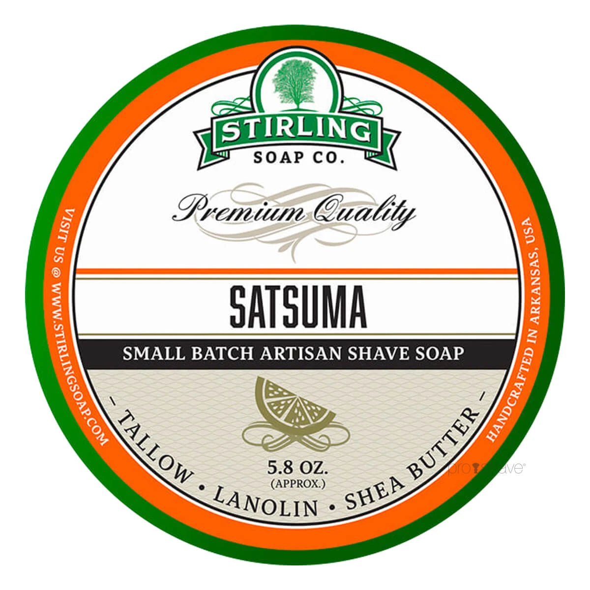 Barbersæbe, Satsuma, 170 ml.