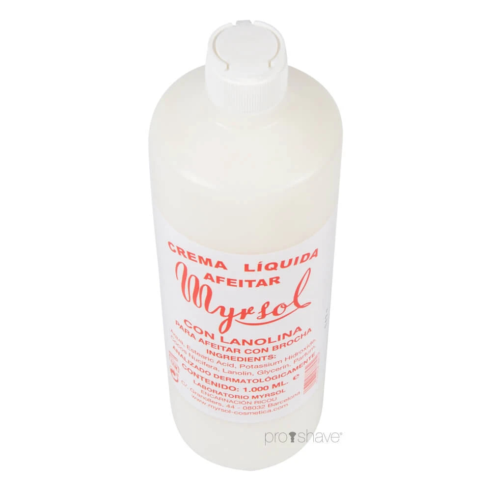 Barbercreme, 1000 ml.