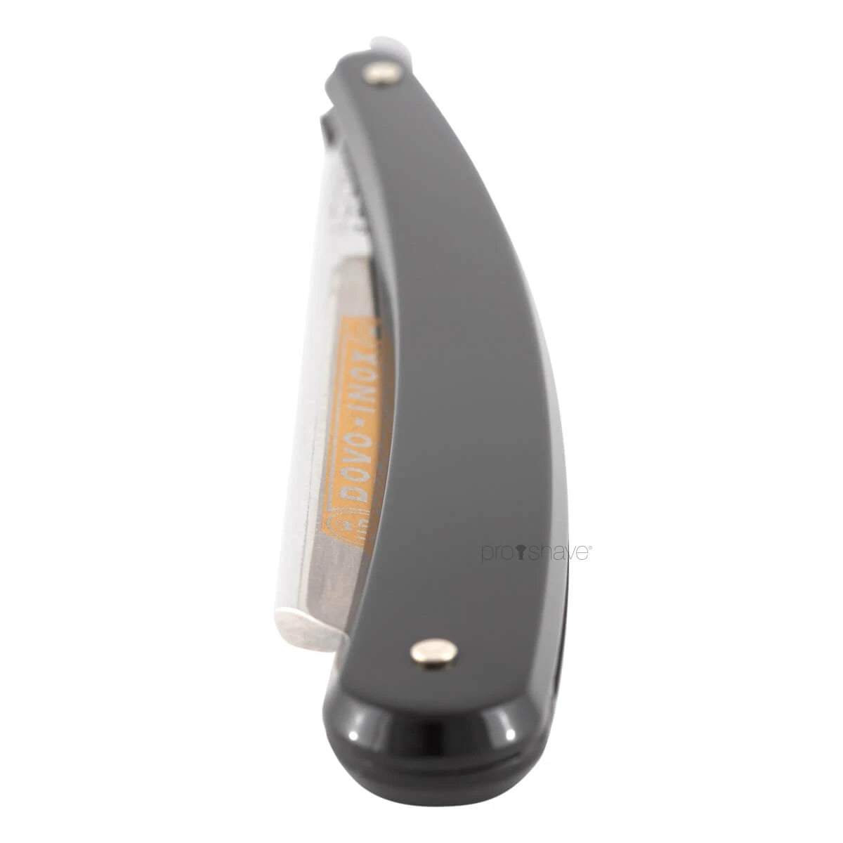 Straight Razor 3/8, French nose, INOX, Sort