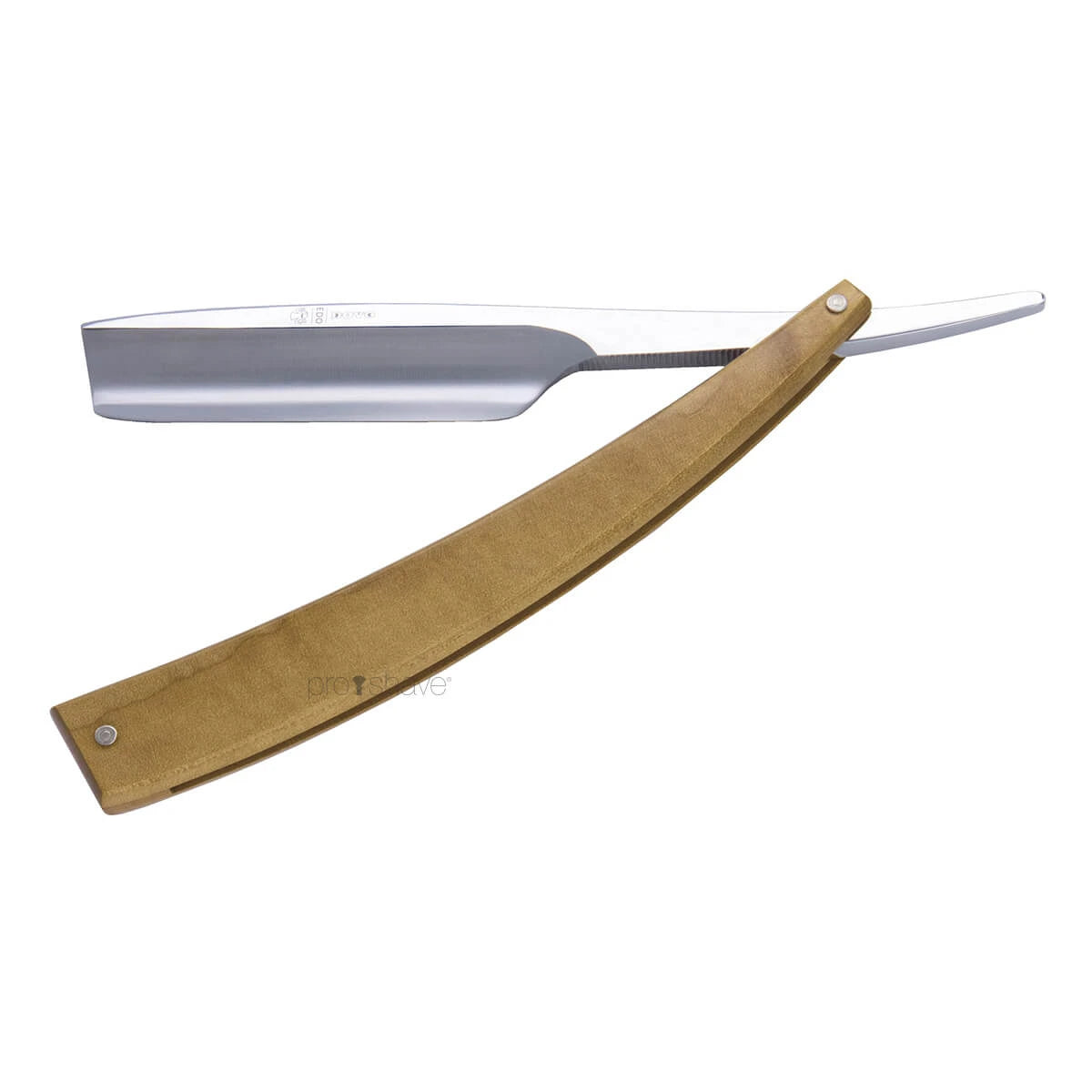 Straight Razor 5/8, Inverted Turkish Point, EDO, Ahorn