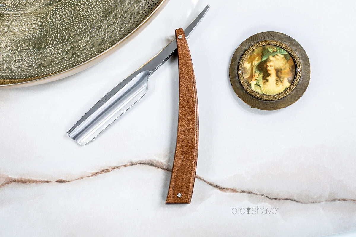 Straight Razor 5/8, Inverted Turkish Point, EDO, Bøg