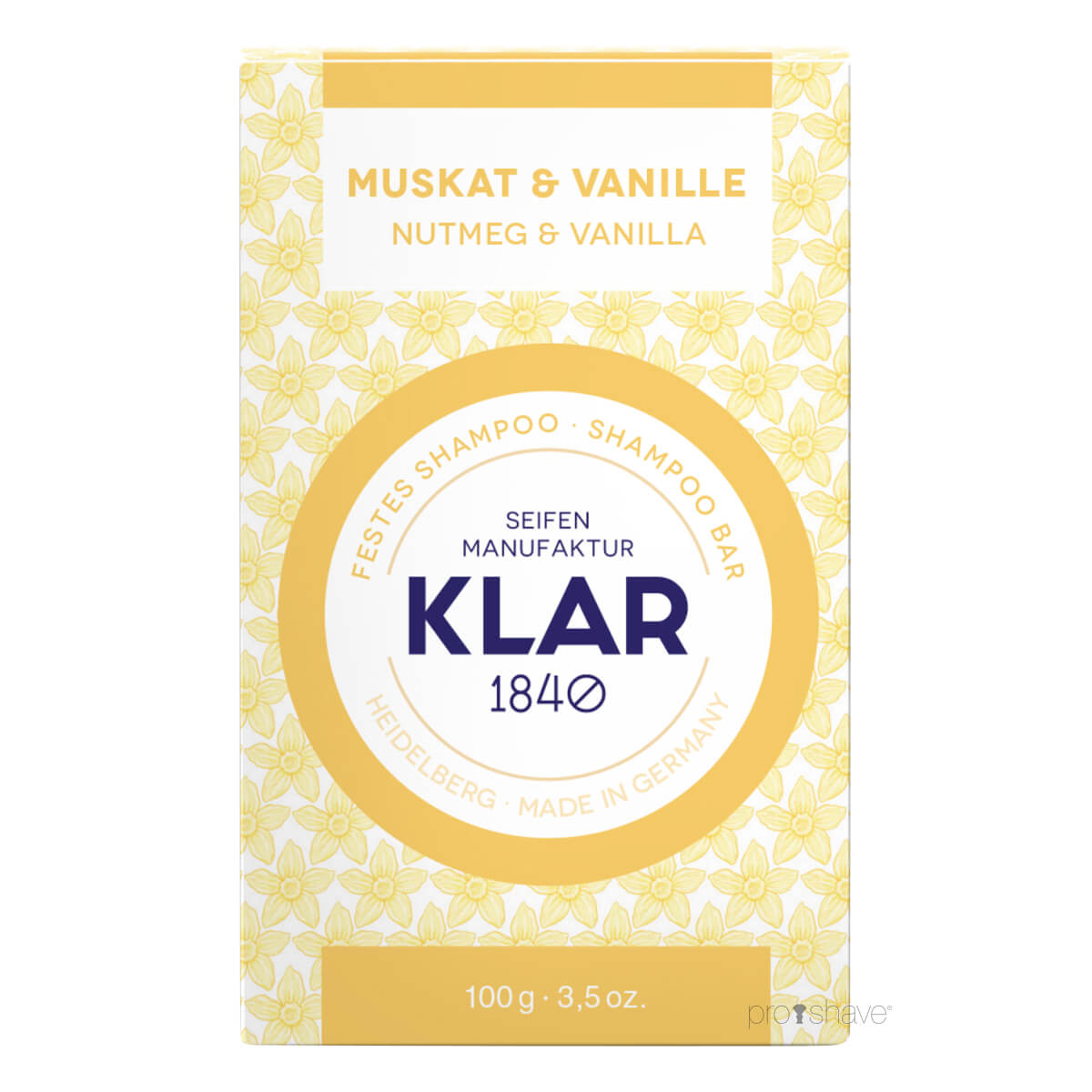 Shampoo Bar, Muskatnød & Vanilje, 100 gr.