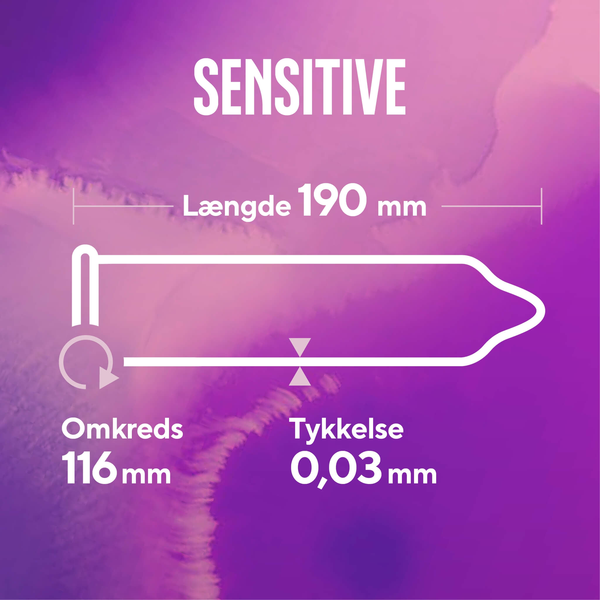 Sensitive Kondomer, 6 stk.