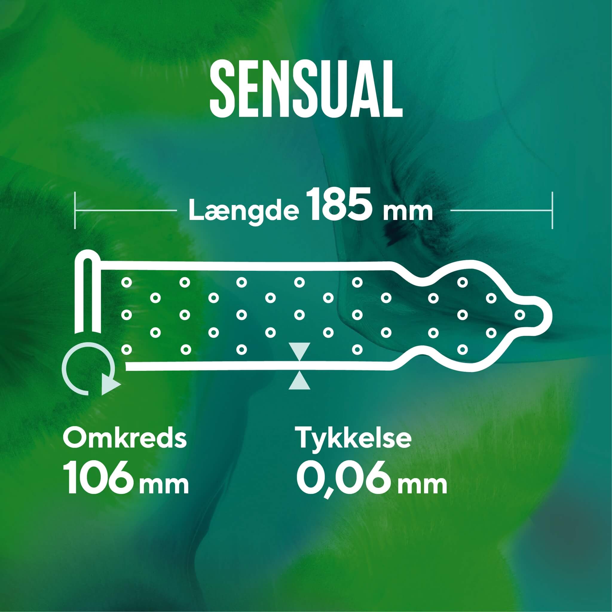 Sensual Kondomer, 10 stk.