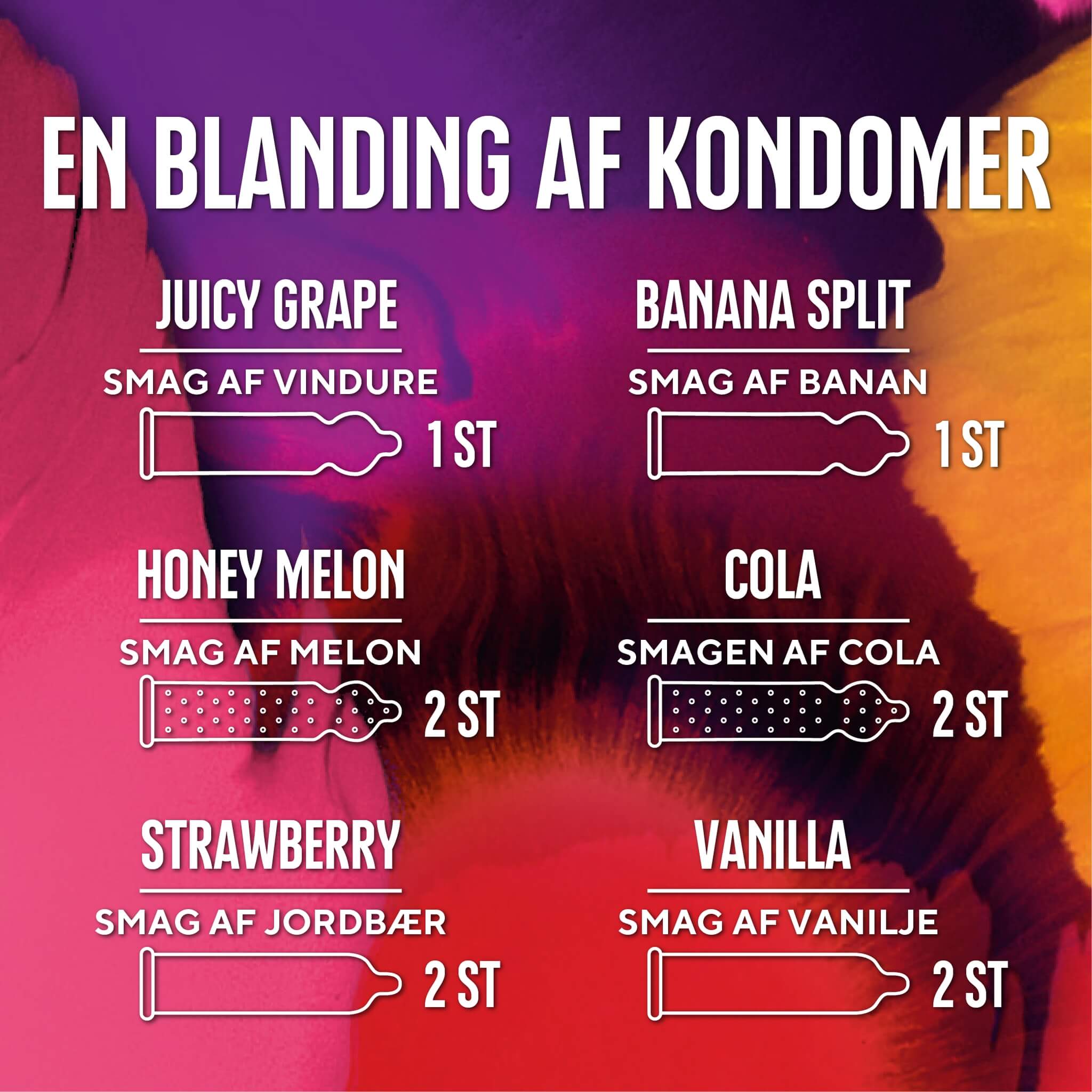 Tasty Kondomer, 10 stk.