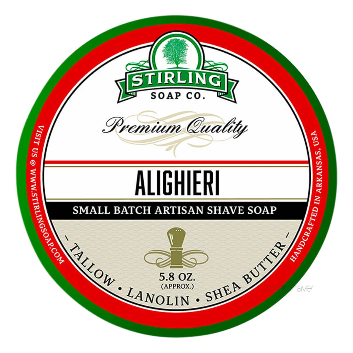 Barbersæbe, Alighieri, 170 ml.