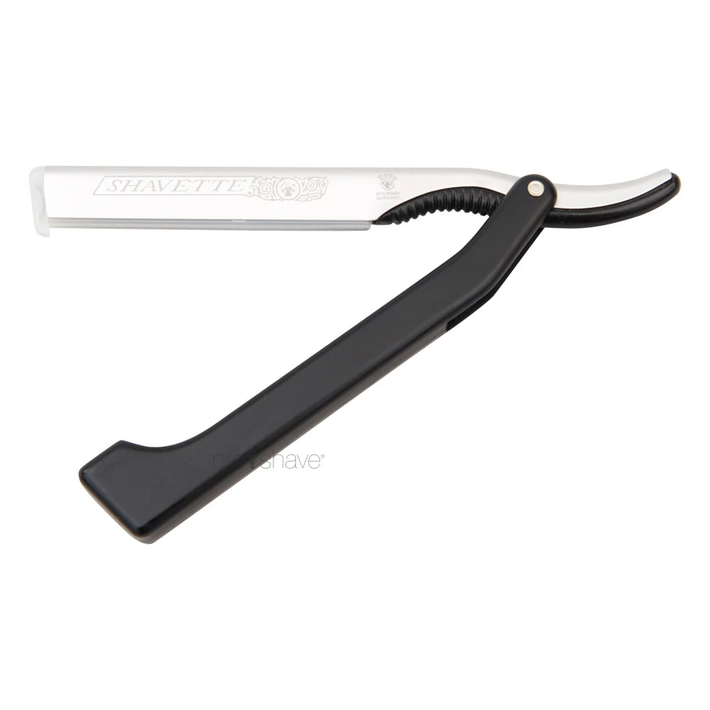 Shavette, Aluminium, Sort