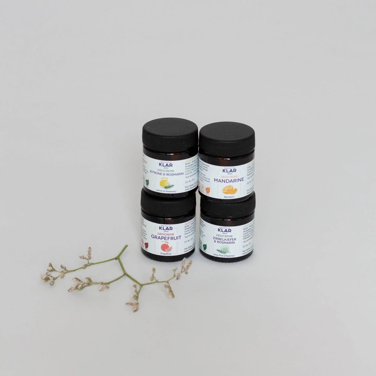 Deodorant Creme, Citron & Rosmarin, 30 ml.