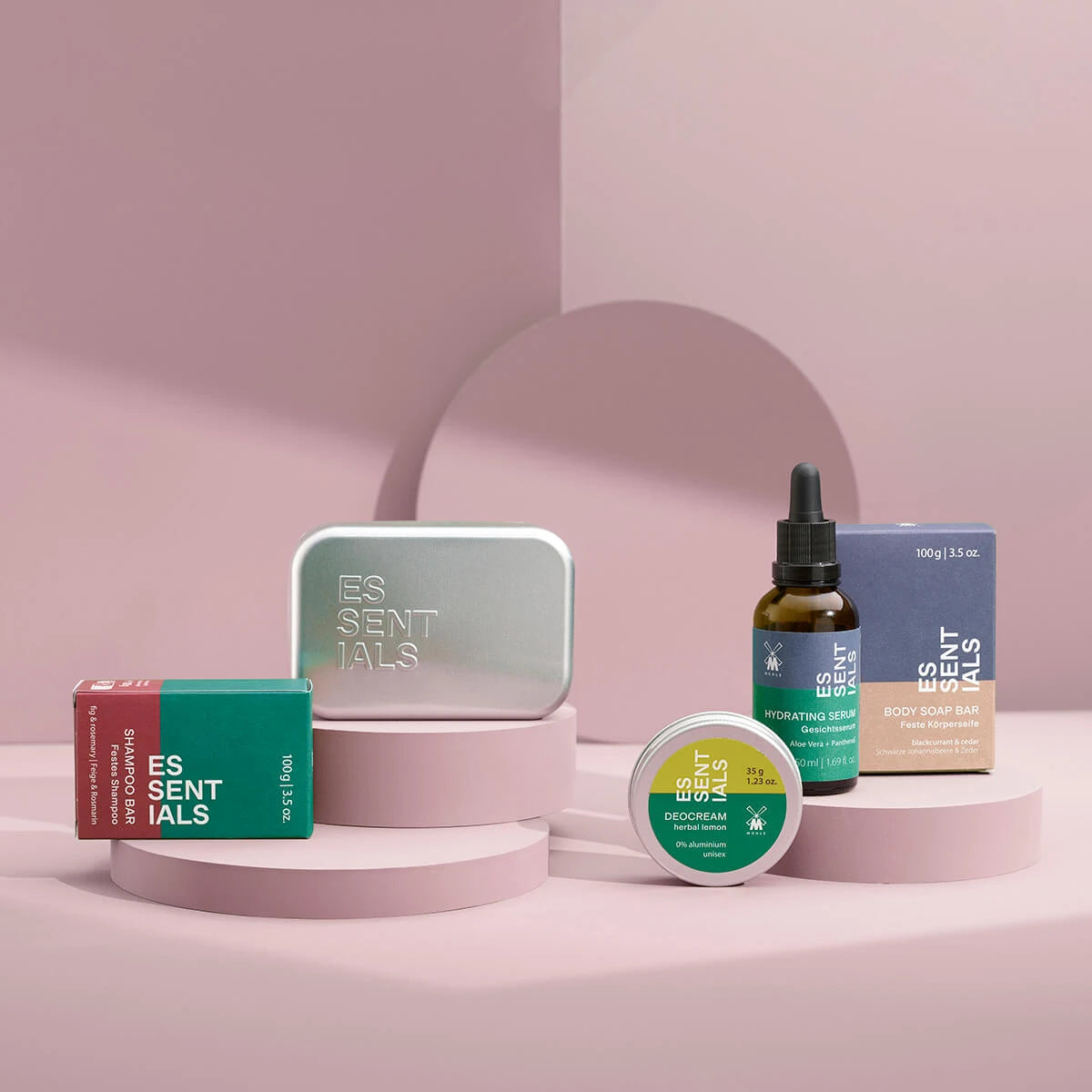 Body Bar Soap, Blackcurrant & Cedar, Essentials, 100 gr.