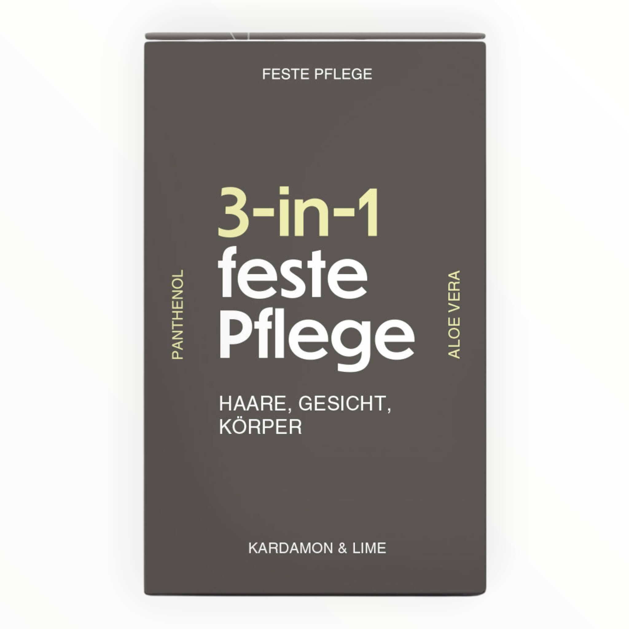 3-i-1 Sæbe til Hår, Ansigt & Krop, Kardemomme & Lime, 100 g.