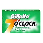7 O'Clock Permasharp Stainless DE-Barberblade, Grøn, 10 stk.