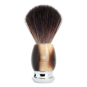 Black Fibre Barberkost, 21 mm, Vivo, Brunt Horn