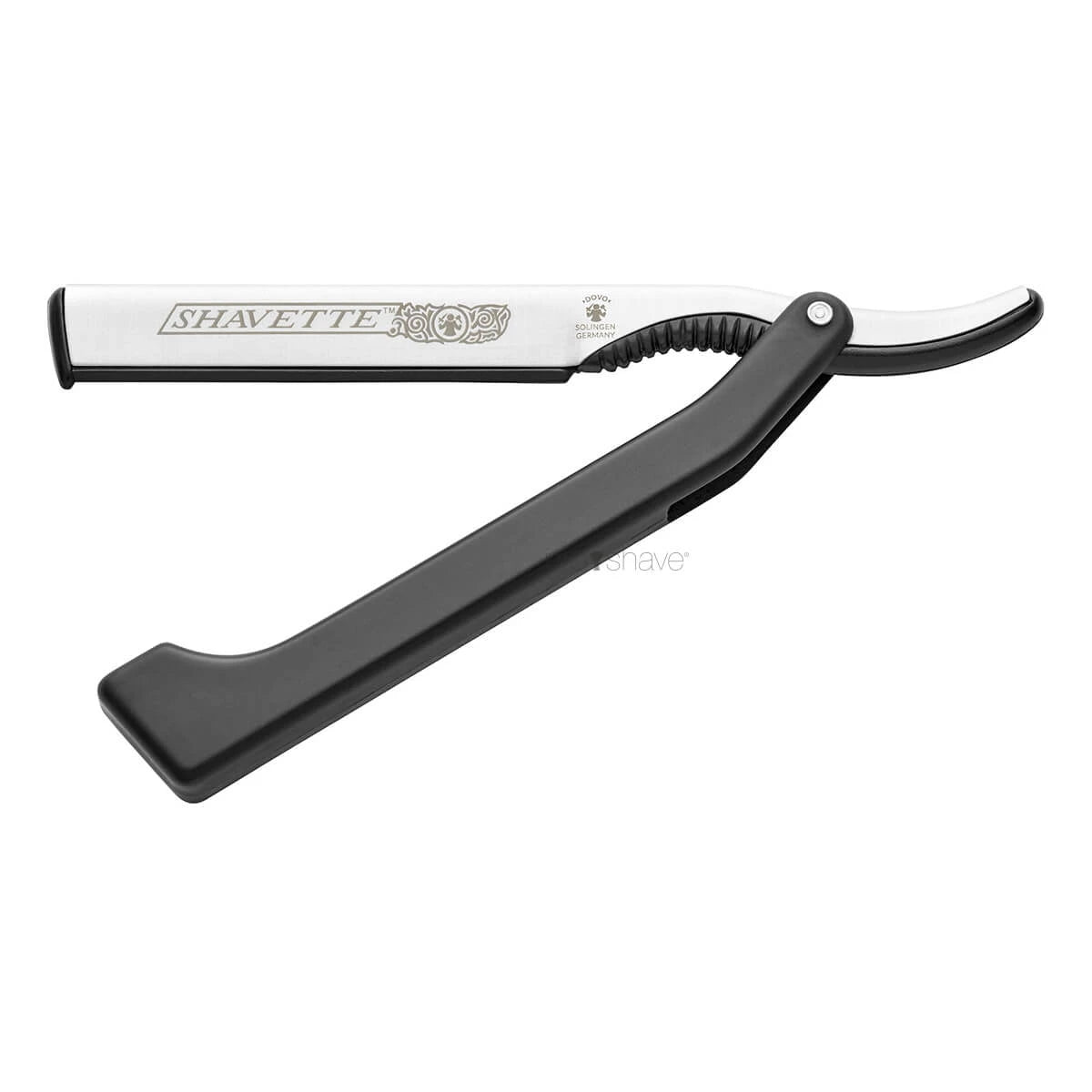 Shavette, Aluminium, Sort