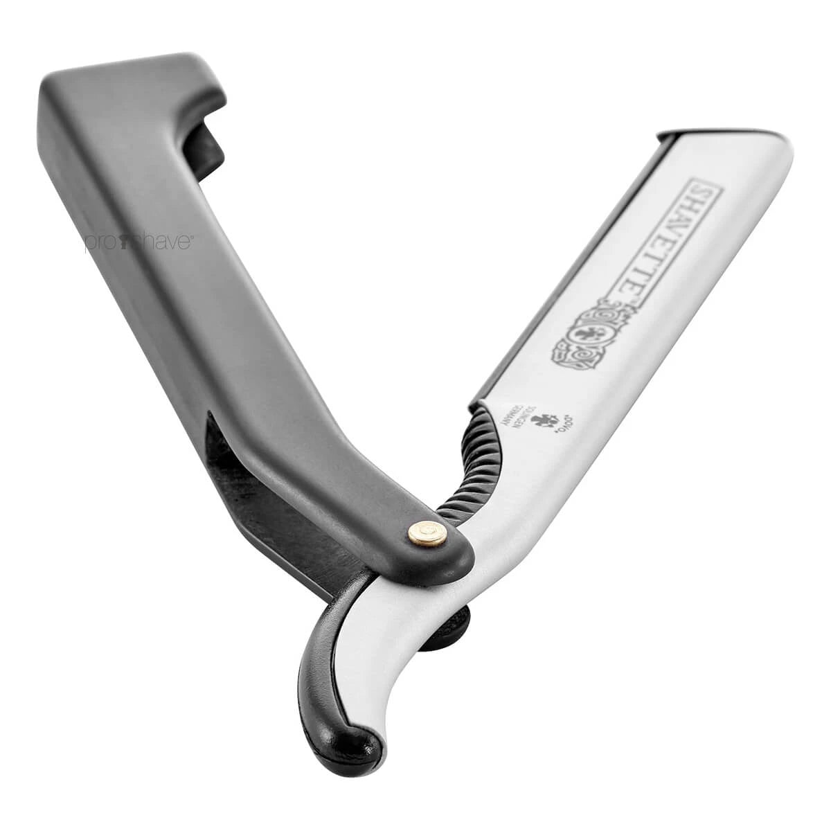 Shavette, Aluminium, Sort