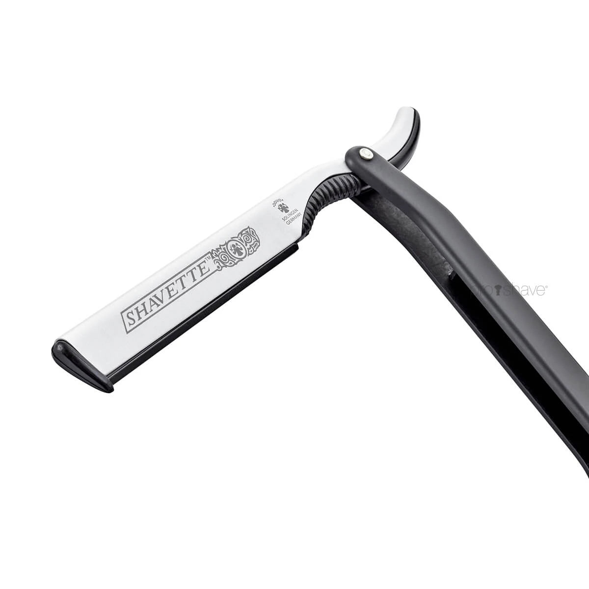 Shavette, Aluminium, Sort