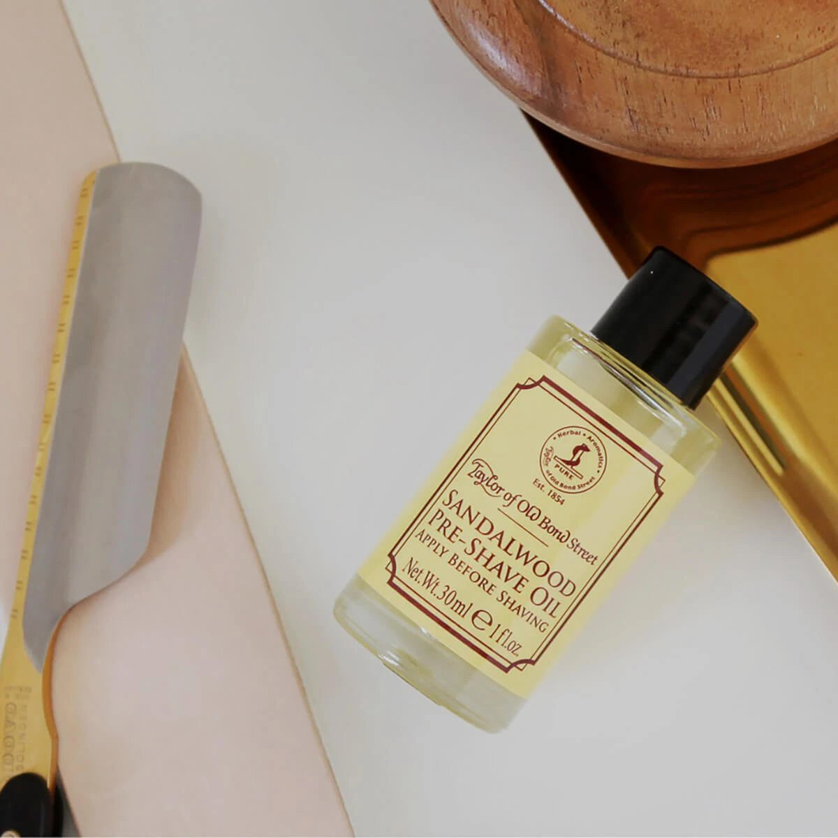 Preshave Olie, Sandeltræ, 30 ml.