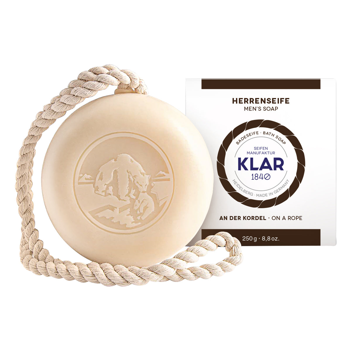 Badesæbe til Mænd, På snor, 250 gr.