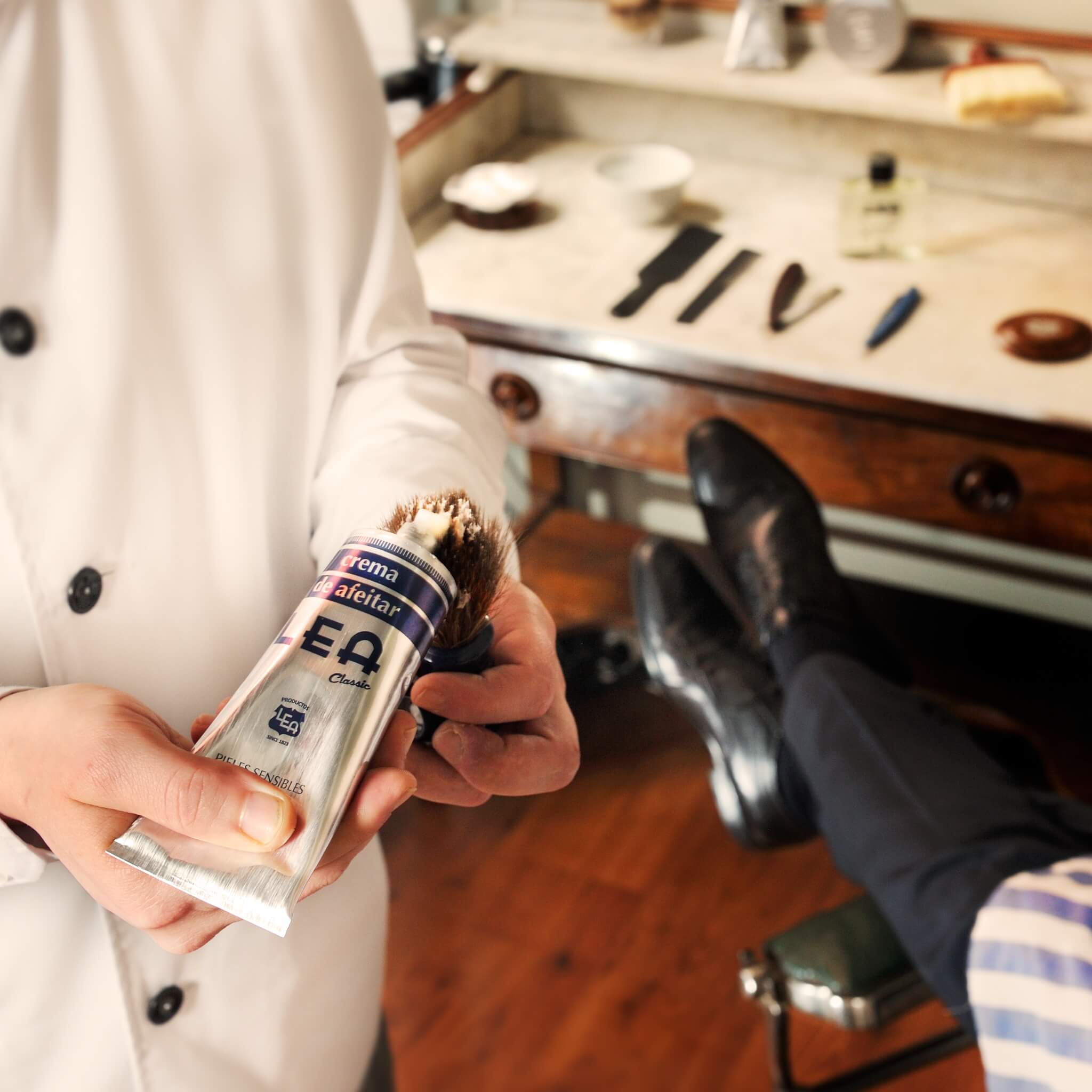 Classic Barbercreme på tube, 100 gr.