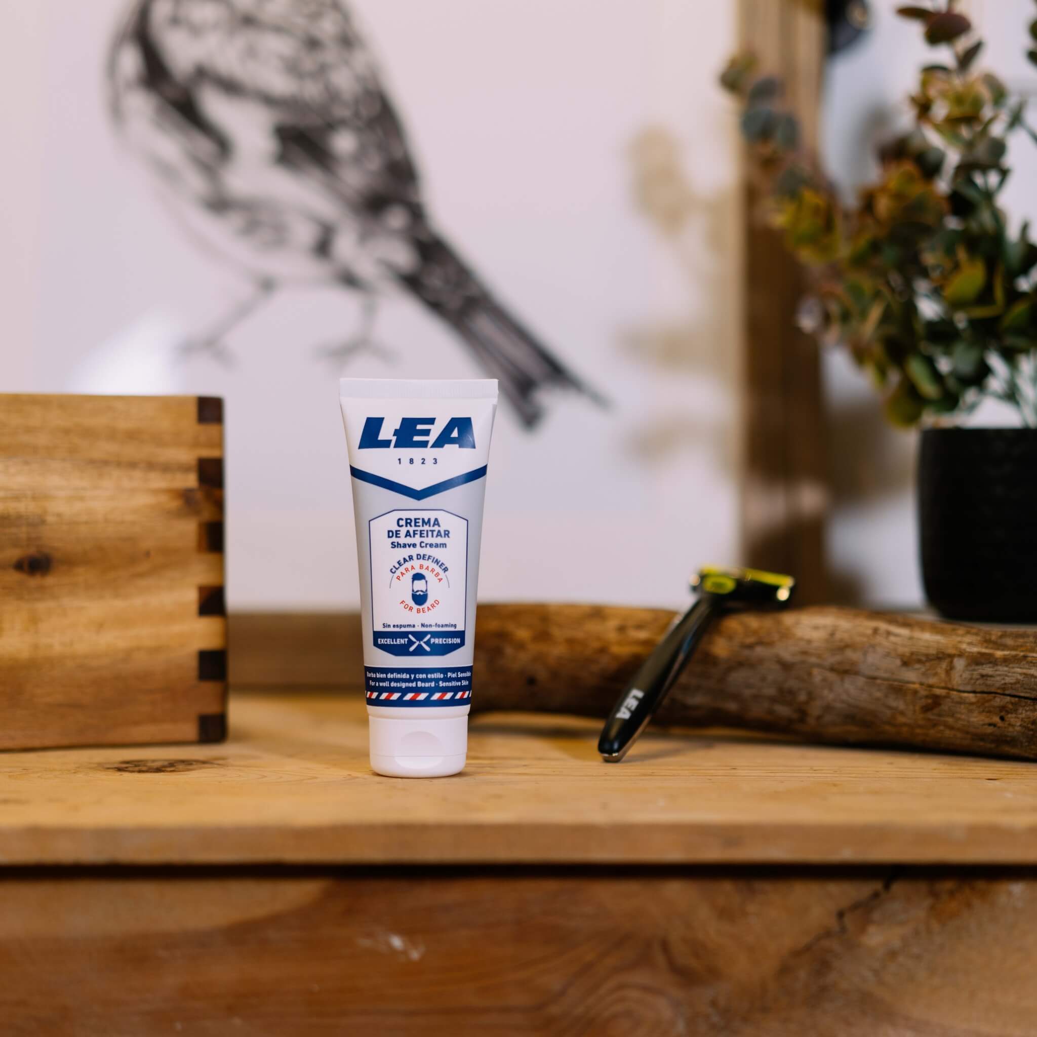 Transparent Barbercreme, 75 ml.