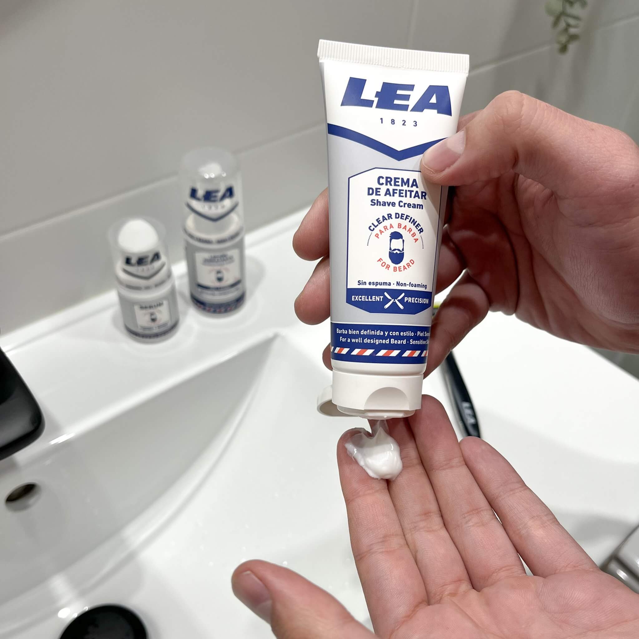 Transparent Barbercreme, 75 ml.