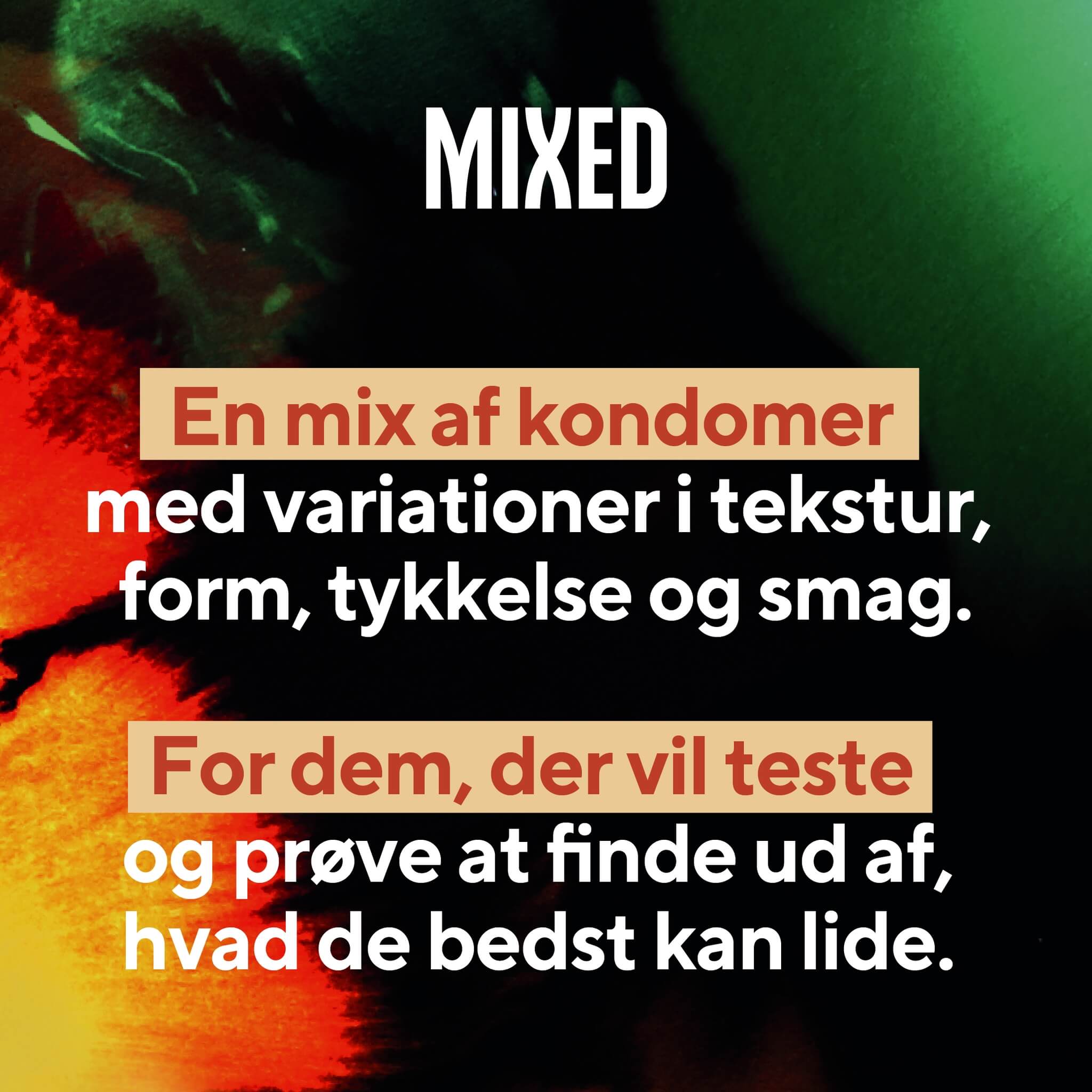 Mixed Kondomer, 30 stk.