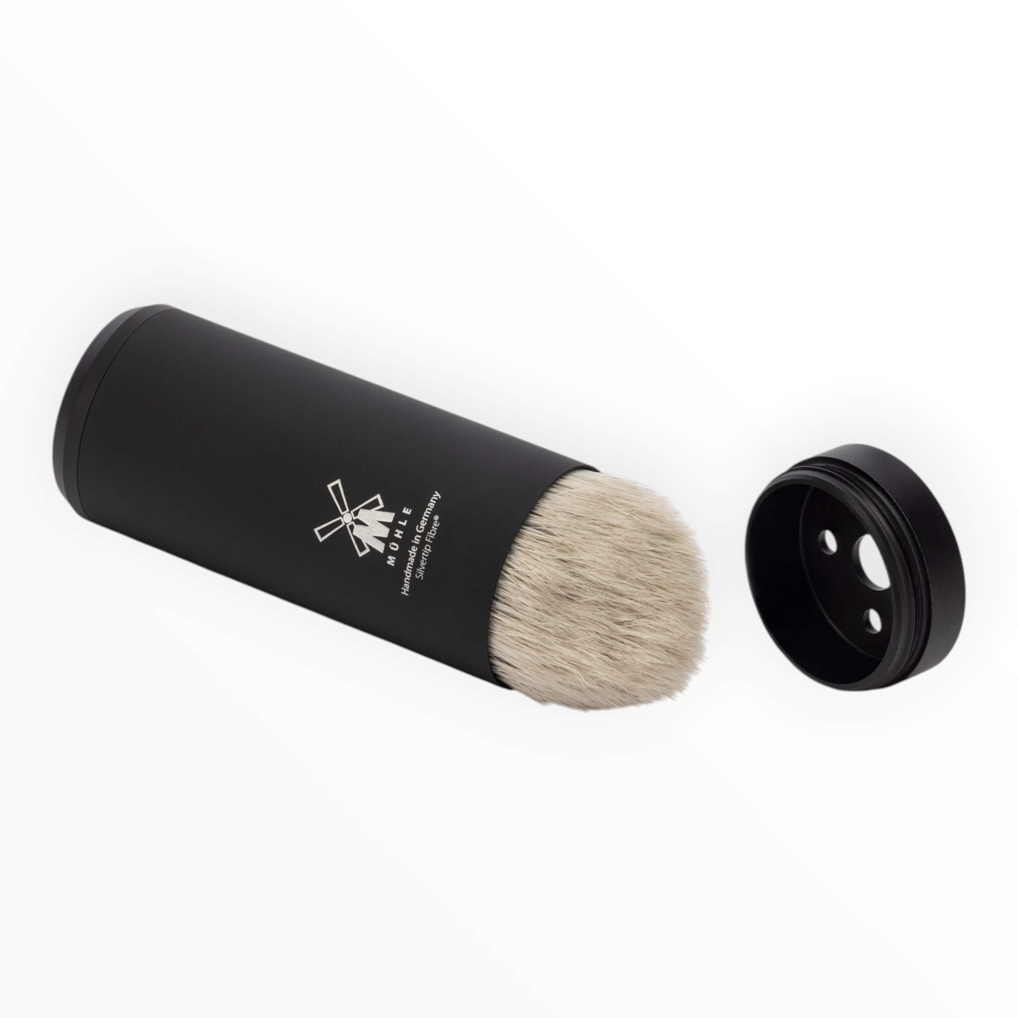 Rejsebørste Silvertip Fibre®, 21 mm, Mat sort