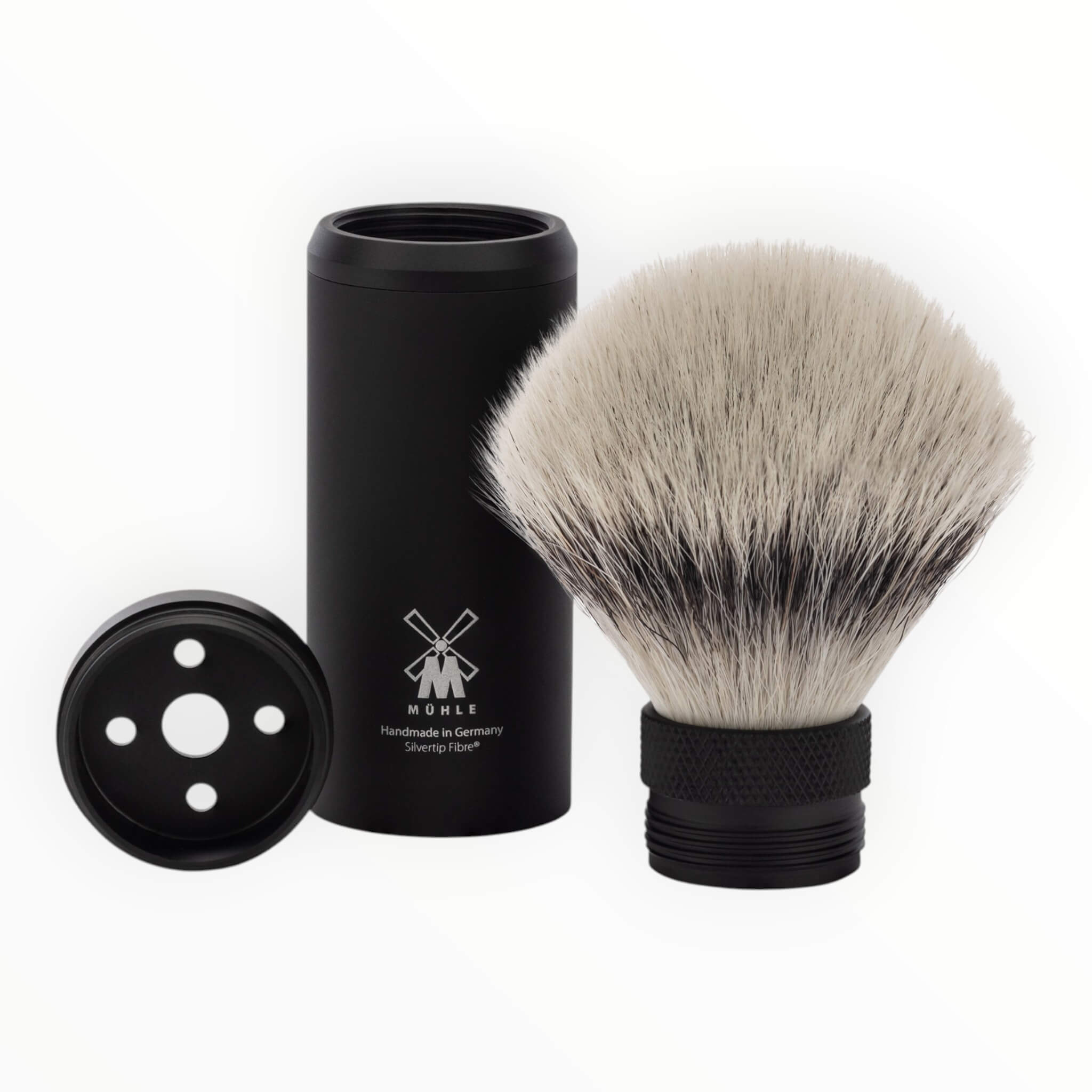 Rejsebørste Silvertip Fibre®, 21 mm, Mat sort