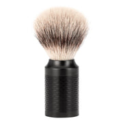 Silvertip Fibre® Barberkost, 21 mm, Rocca, Sort rustfrit stål
