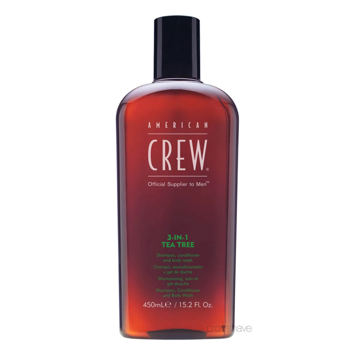 3-in-1 Tea Tree Hair & Body Shampoo, 450 ml.