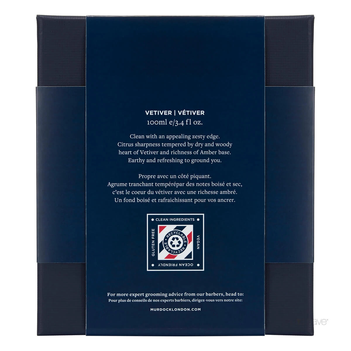 Cologne, Vetiver, 100 ml.