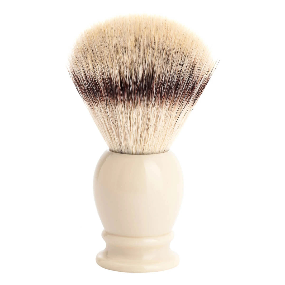 Silvertip Fibre® Barberkost, 25 mm, Classic, Hvid Kunstharpiks