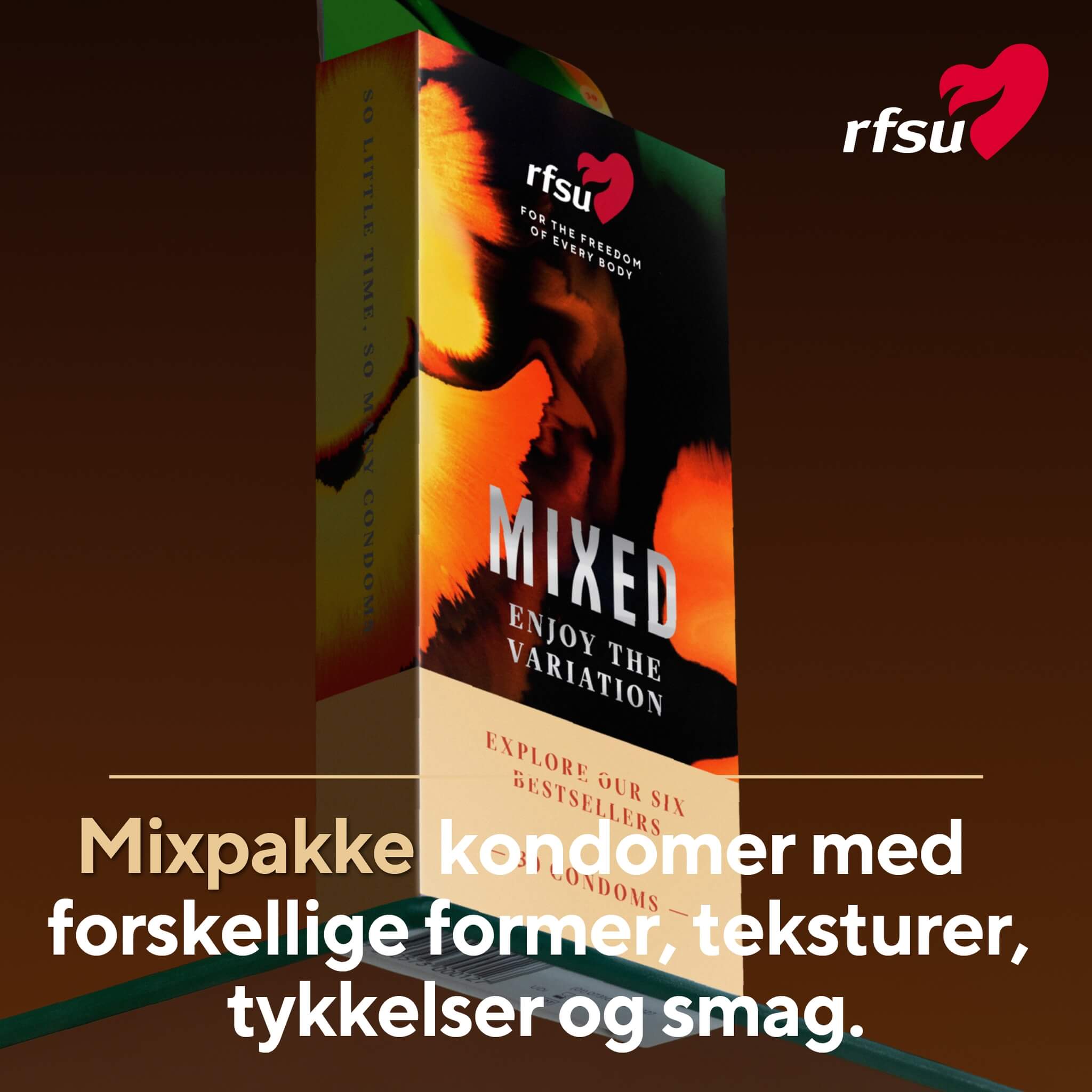 Mixed Kondomer, 30 stk.