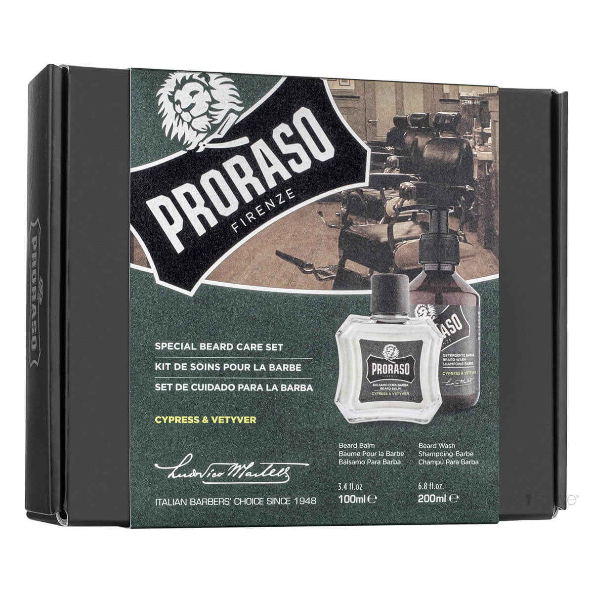 Gaveæske, Duo Pack, Skægshampoo & Skægbalm, Cypress & Vetiver