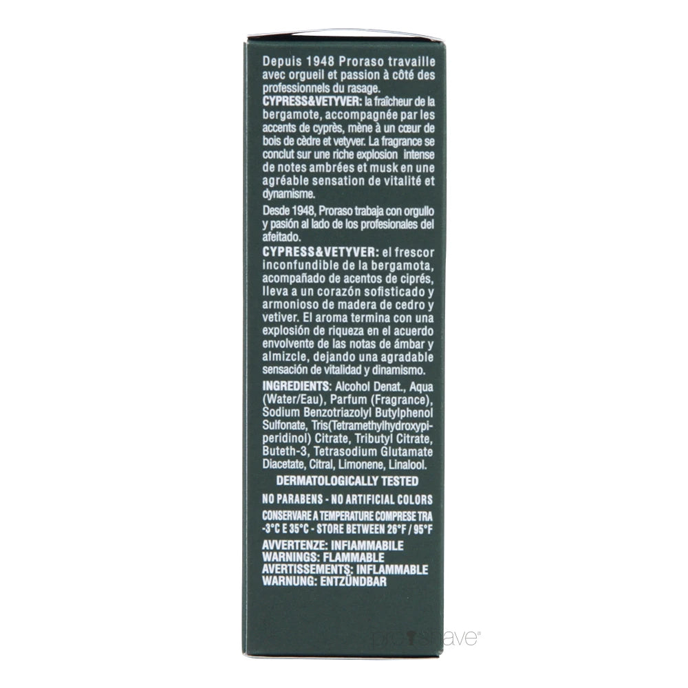 Cologne, Cypress & Vetiver, 100 ml.