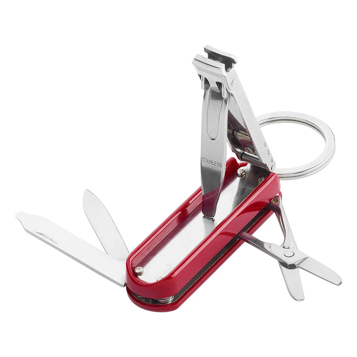 Multi-tool, Rustfrit Stål, Rød