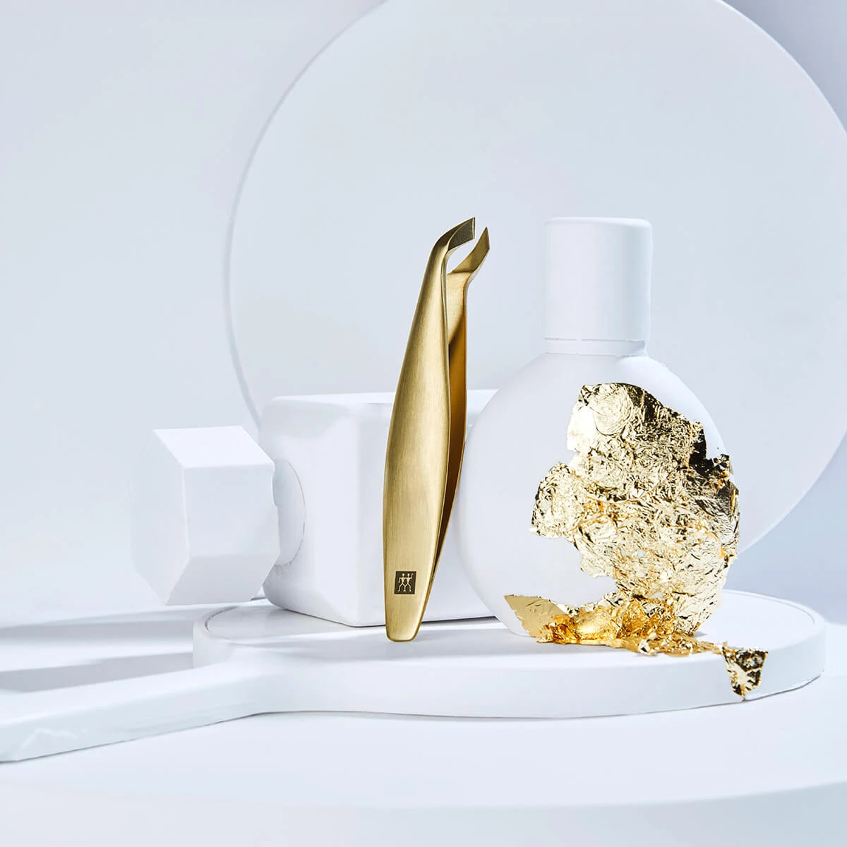 Pincet til neglebånd, Buet, Guld