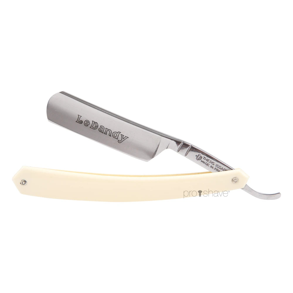 Straight Razor, 5/8 Round Nose, Hvid