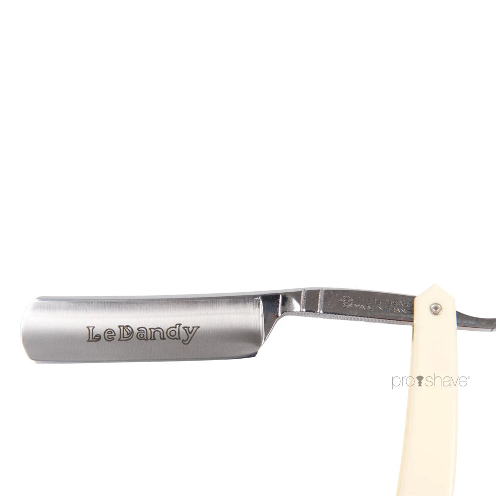 Straight Razor, 5/8 Round Nose, Hvid