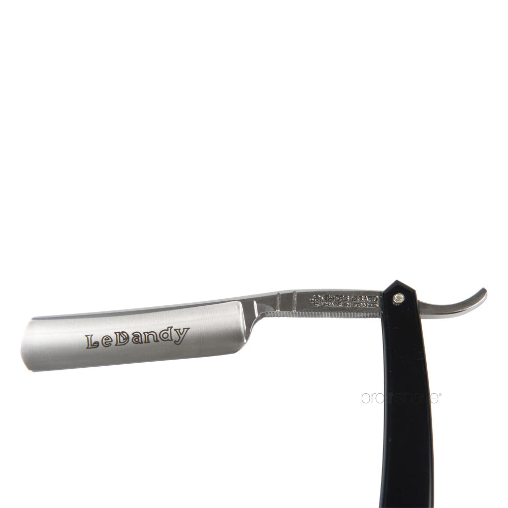 Straight Razor, 5/8 Round Nose, Sort