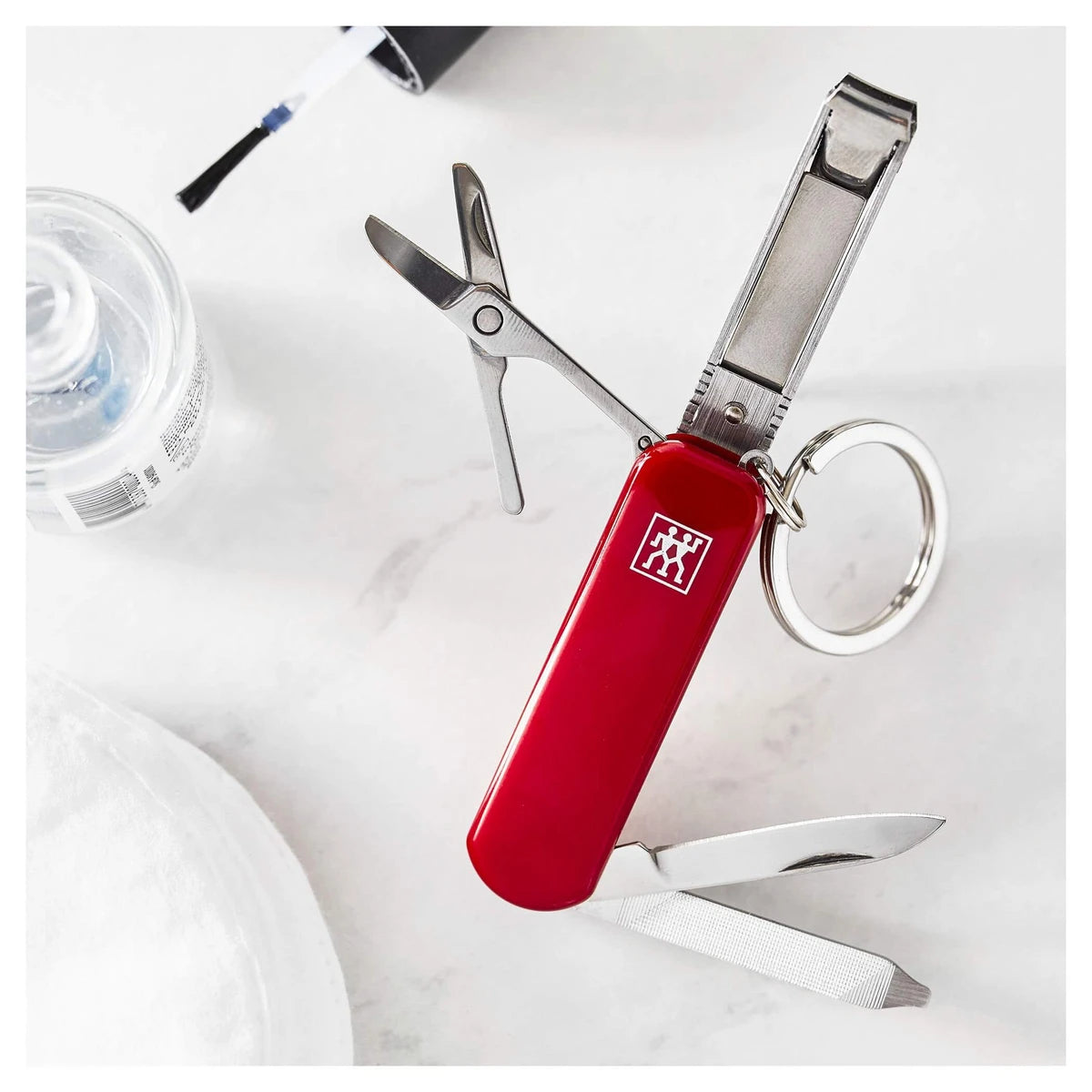 Multi-tool, Rustfrit Stål, Rød