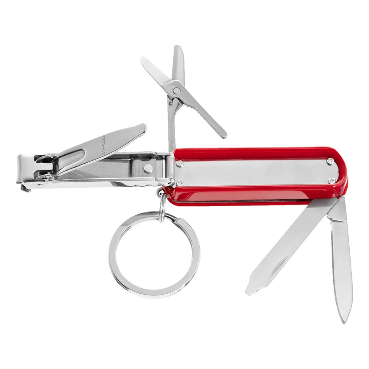 Multi-tool, Rustfrit Stål, Rød