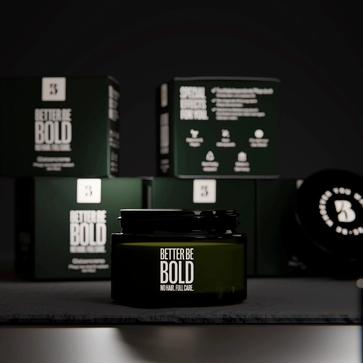 Moisturizing Bald Cream (0-3 mm.) - Matt Effect, 50 ml.
