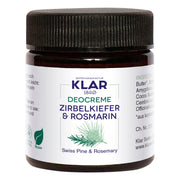 Deodorant Creme, Fyrretræ & Rosmarin, 30 ml.