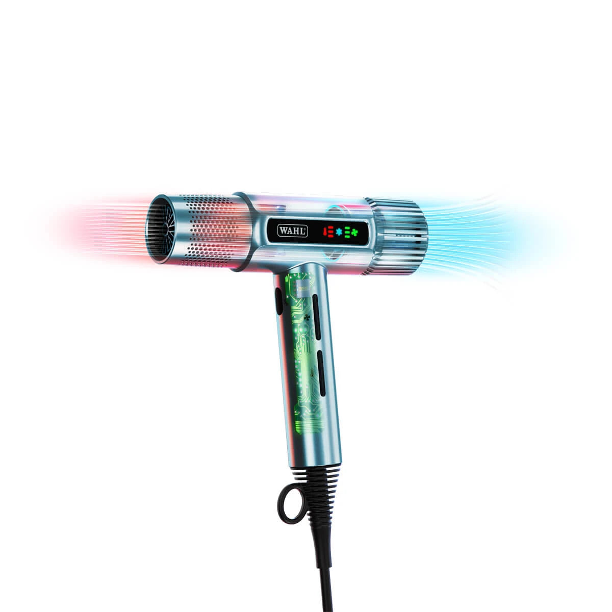 Vanquish Hair Dryer, 1600W, Cool Blue