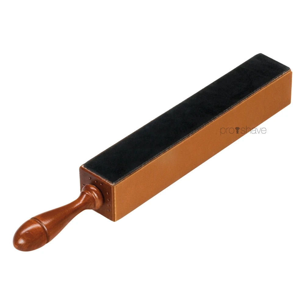4-sidet Paddle Strop til Straight Razor, Læder