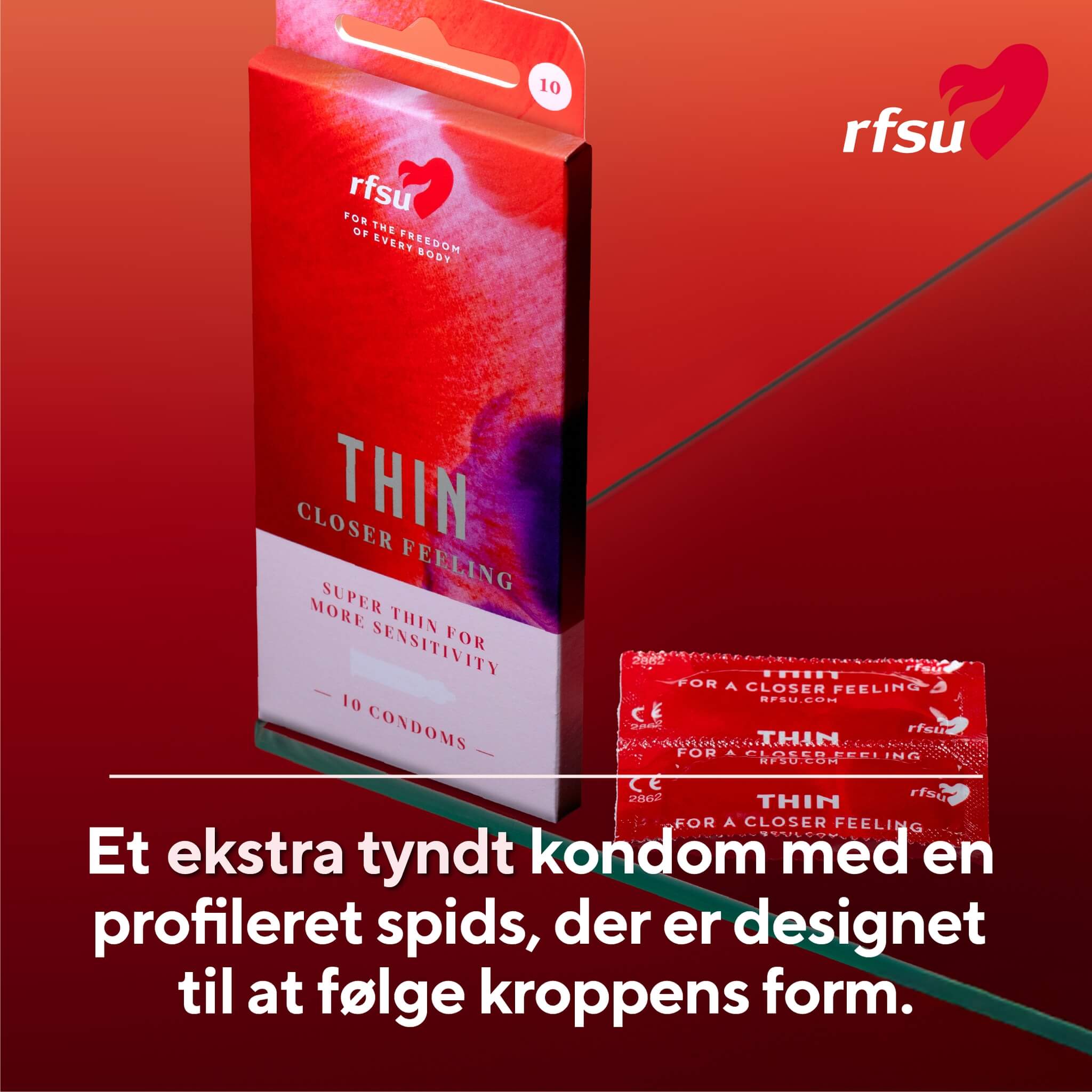 Thin Kondomer, 10 stk.